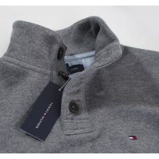 TOMMY HILFIGER BLUZA MESKA - HALF ZIP